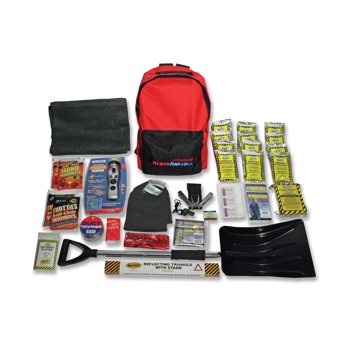 Amazon.com: Pre-Packed Emergency Survival Kit/Bug Out Bag for 2 - Over 150  Total Pieces of Disaster Preparedness Supplies for Hurricanes, Floods,  Earth Quakes & Other Disasters (Black) : Sports & Outdoors