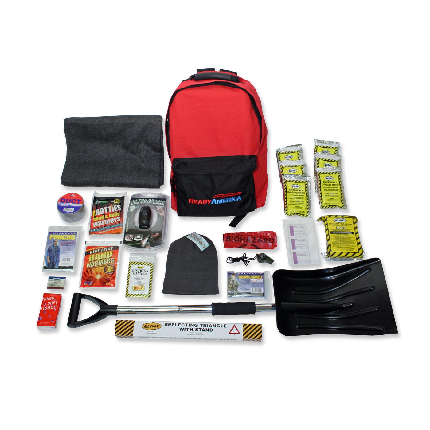 PREPSENTIAL Multi-Tool Go Pack Emergency Survival Backpack