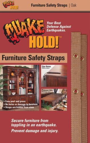 QuakeHOLD! Secure Your Furniture with Steel Furniture Cable - Prevent  Tip/Fall - Silver Finish - Easy Installation - Includes All Necessary  Hardware in the Furniture Securing Straps department at